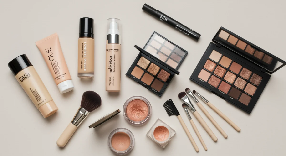 Essential bridal makeup products and tools for a 2025 wedding look