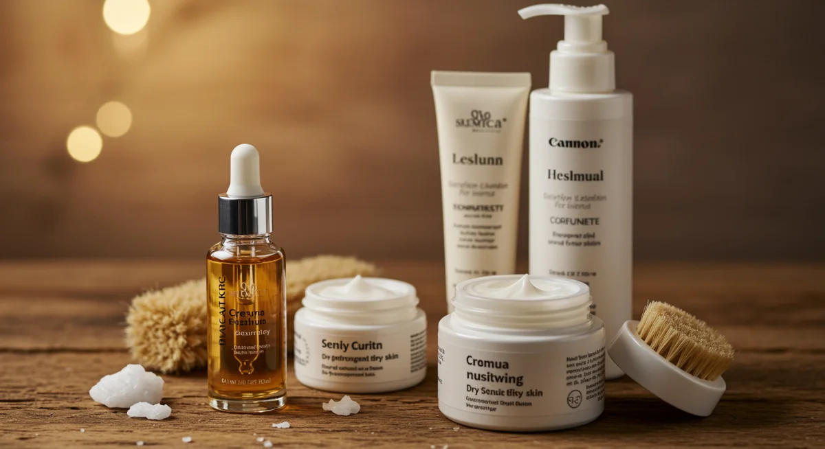 Hydrating serums and moisturizers for dry autumn skin