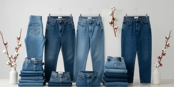 Sustainable denim jeans collection for 2025, eco-friendly fashion