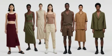 Models demonstrating 2026 fashion color palettes on diverse skin tones