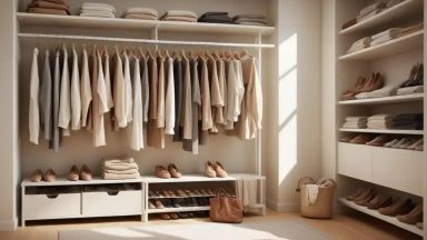 how to build a capsule wardrobe with intentional shopping