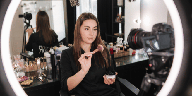 soft glam makeup tutorial with blurred matte finish: tips