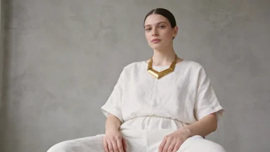 how to accessorize minimalist outfits with statement jewelry